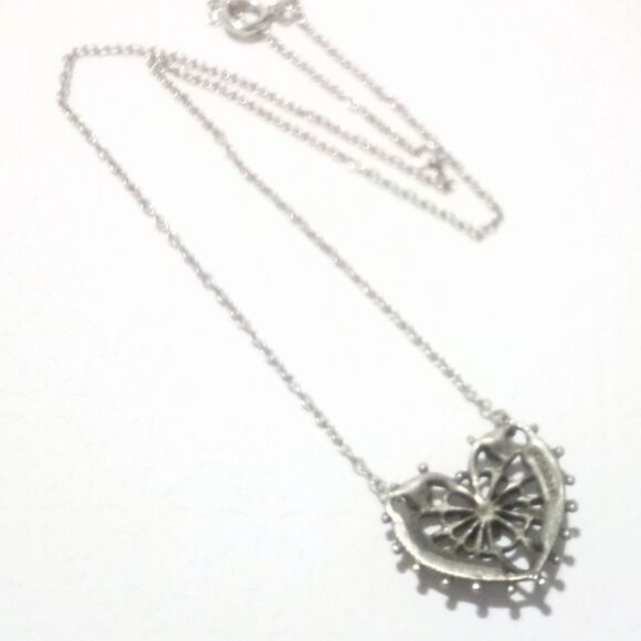 Sarah Coventry Vintage Queen Of Hearts Silver Tone Faux Turquoise Necklace 1976 - Picture 6 of 10